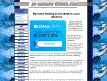 Tablet Screenshot of go-panama-fishing.com
